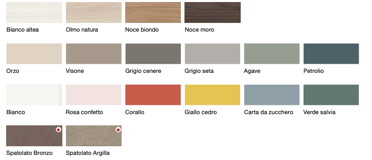 Letto 3 cassetti, finitura Bianco altea, Orzo e Grigio seta