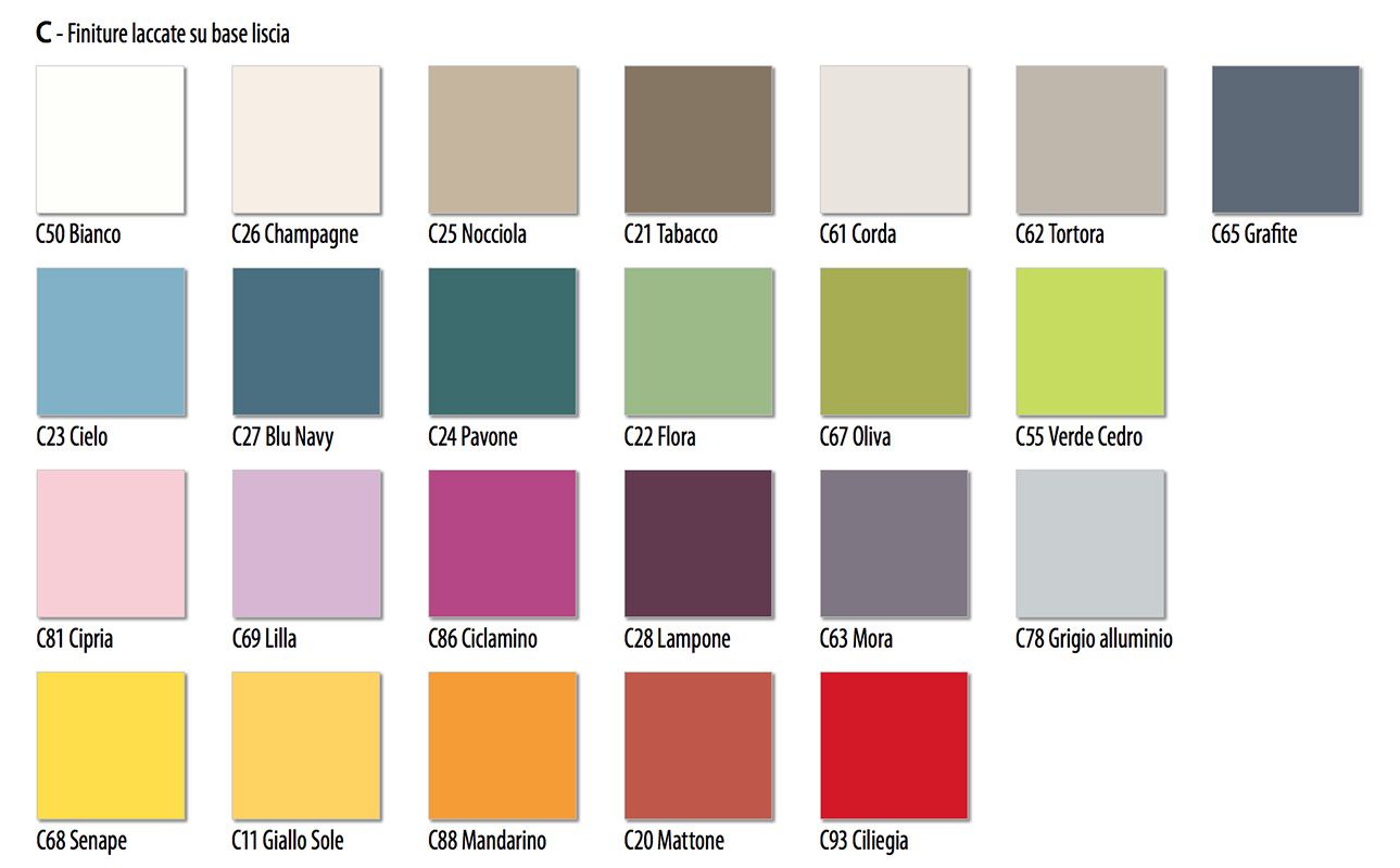 Libreria di design sospesa Moretti Compact, color grigio alluminio