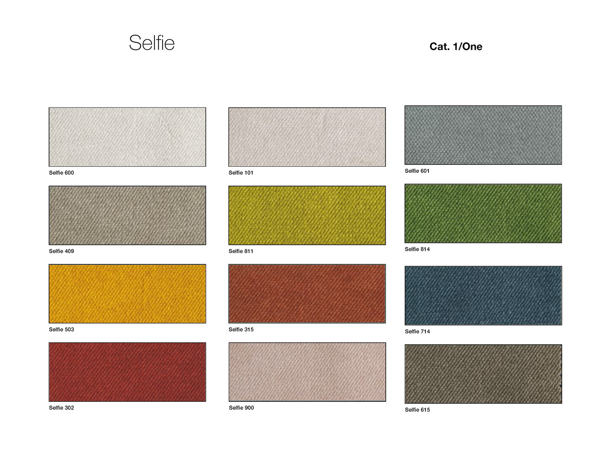 Letti una piazza e mezza, letto con testata imbottita e giroletto in legno, finitura Nodato chiaro e tessuto Blu