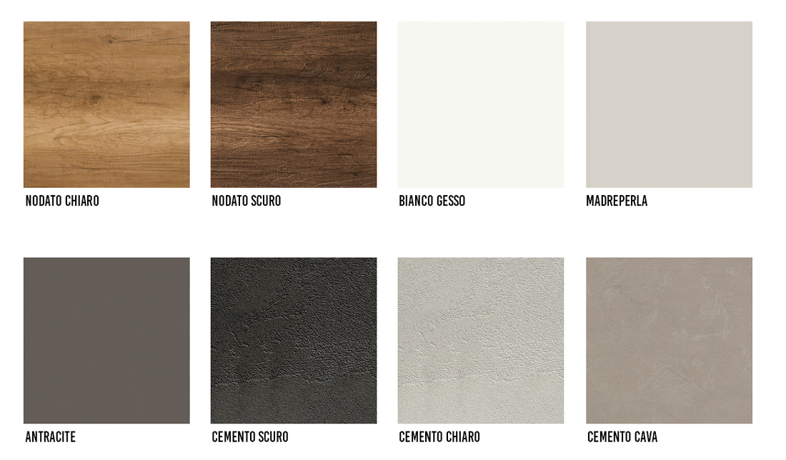 Specchio di design verticale, disponibile in diverse finiture 