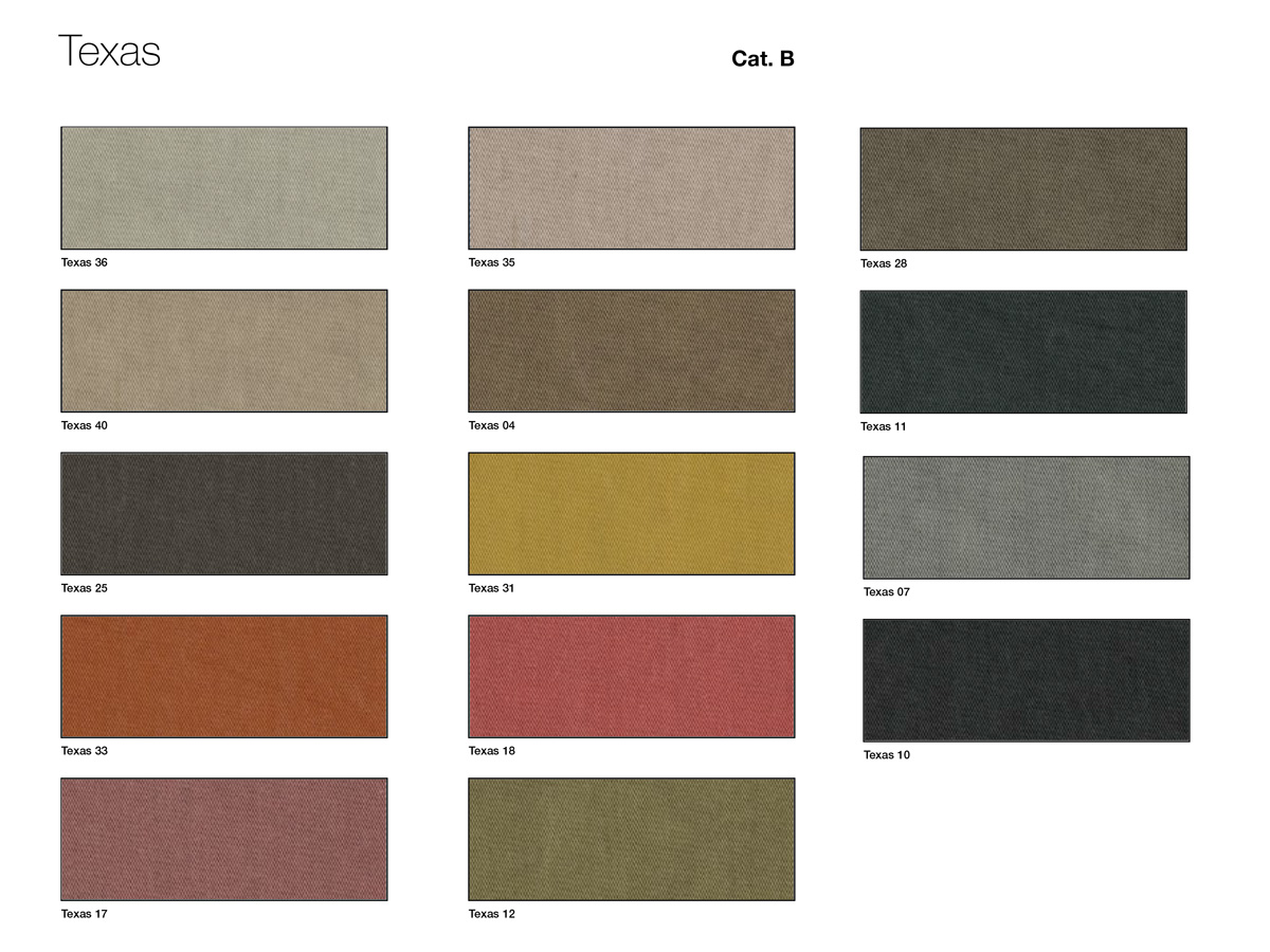 Letto con testata imbottita, finitura Frassino oriente, tessuto Salvia ed ecopelle nero