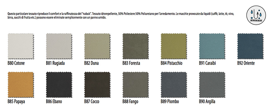 Letti piazza mezza Pillow Moretti Compact, finitura Duna e Cappuccino