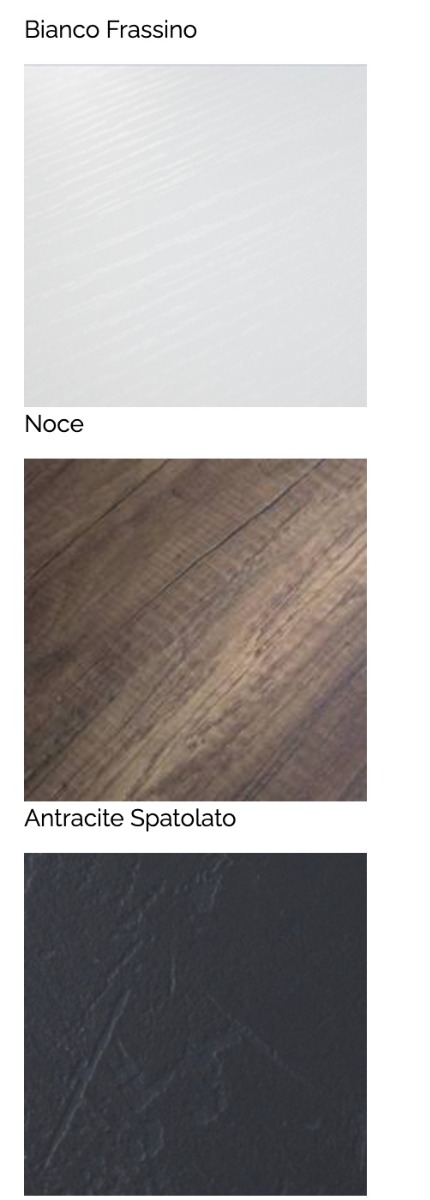 Consolle di design Antracite Spatolato, allungabile fino a 308 cm