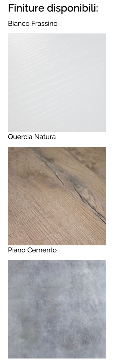 Consolle allungabile di design, Bianco frassino con telaio in metallo