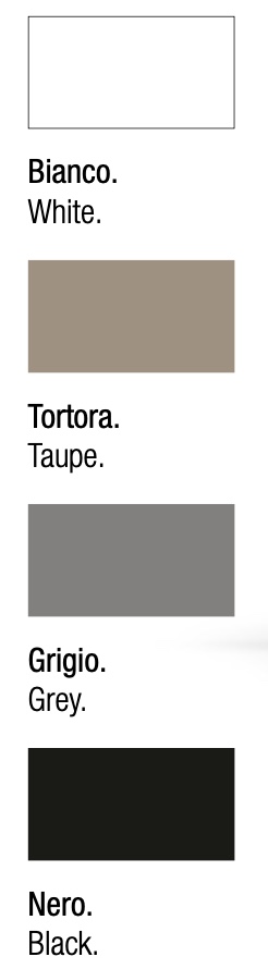 Sedia da esterno in fibra di vetro colore Antracite