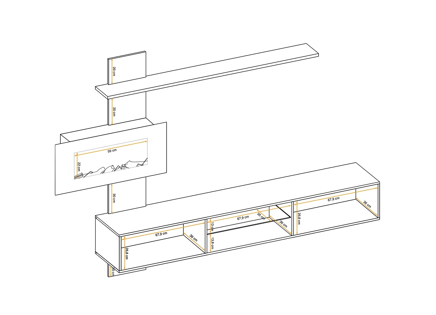 parete attrezzata sottocosto