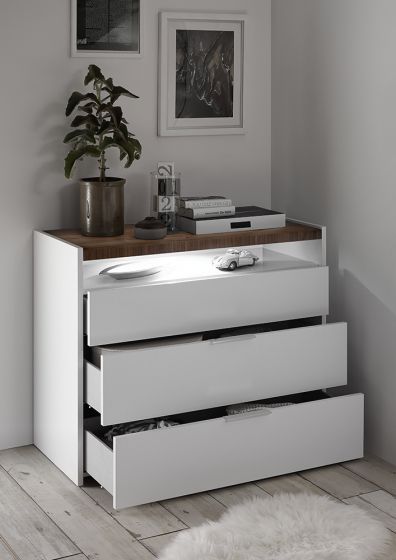 offerta camera bianca e noce