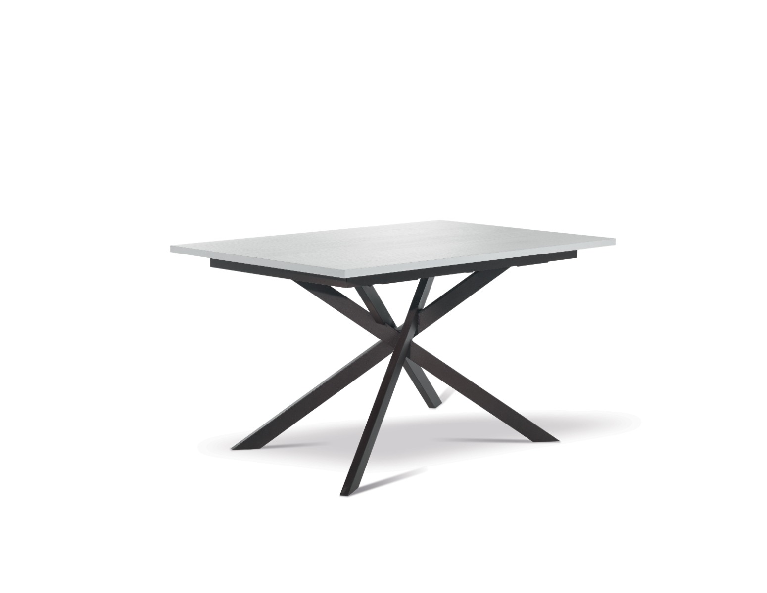 Tavolo di design allungabile 140 x 90 Onega, colore Noce Bianco, Made in Italy