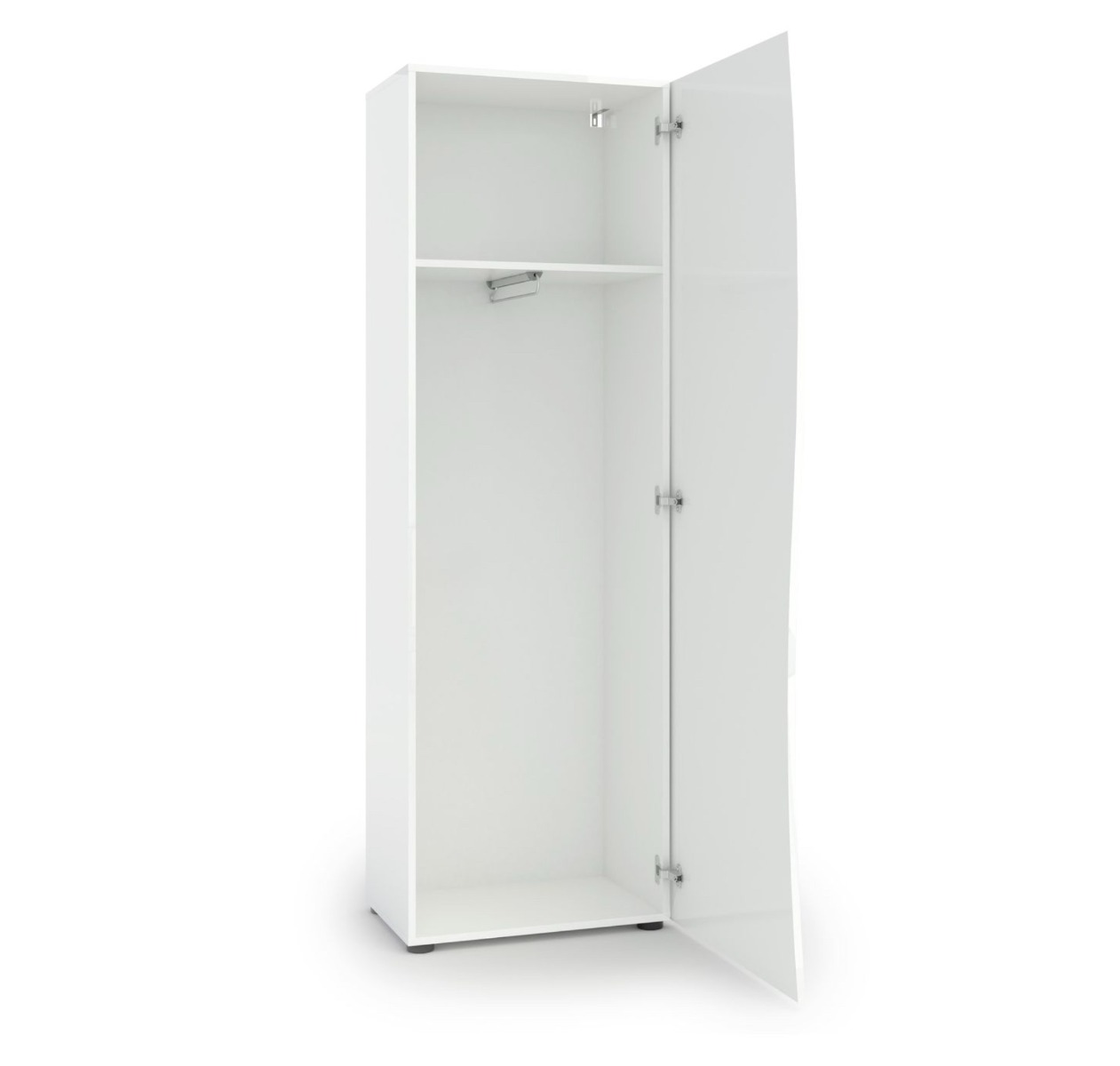 Offerta spazioso Guardaroba da ingresso, finitura Bianco laccato lucido