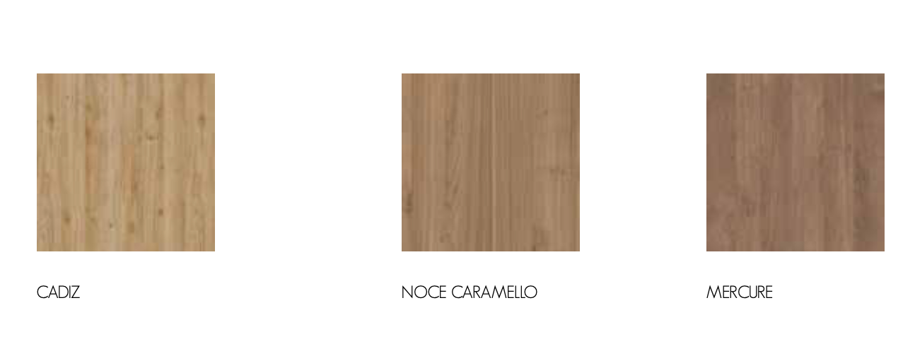 Ingresso con boiserie e panca, Noce caramello, L.88