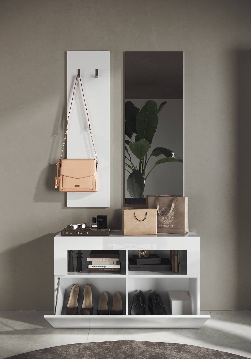 mobile ingresso con panca e guardaroba