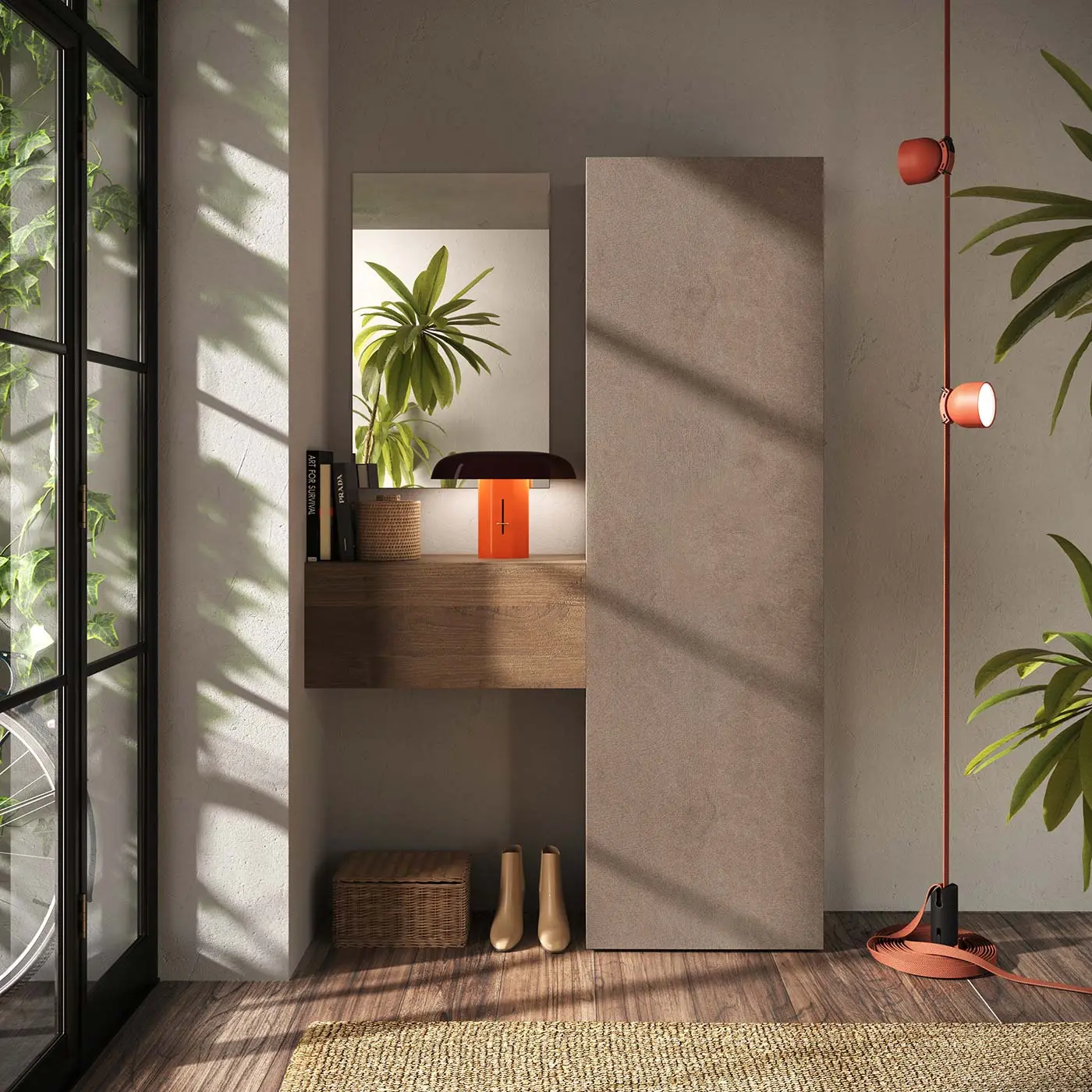 ingresso moderno bronzo