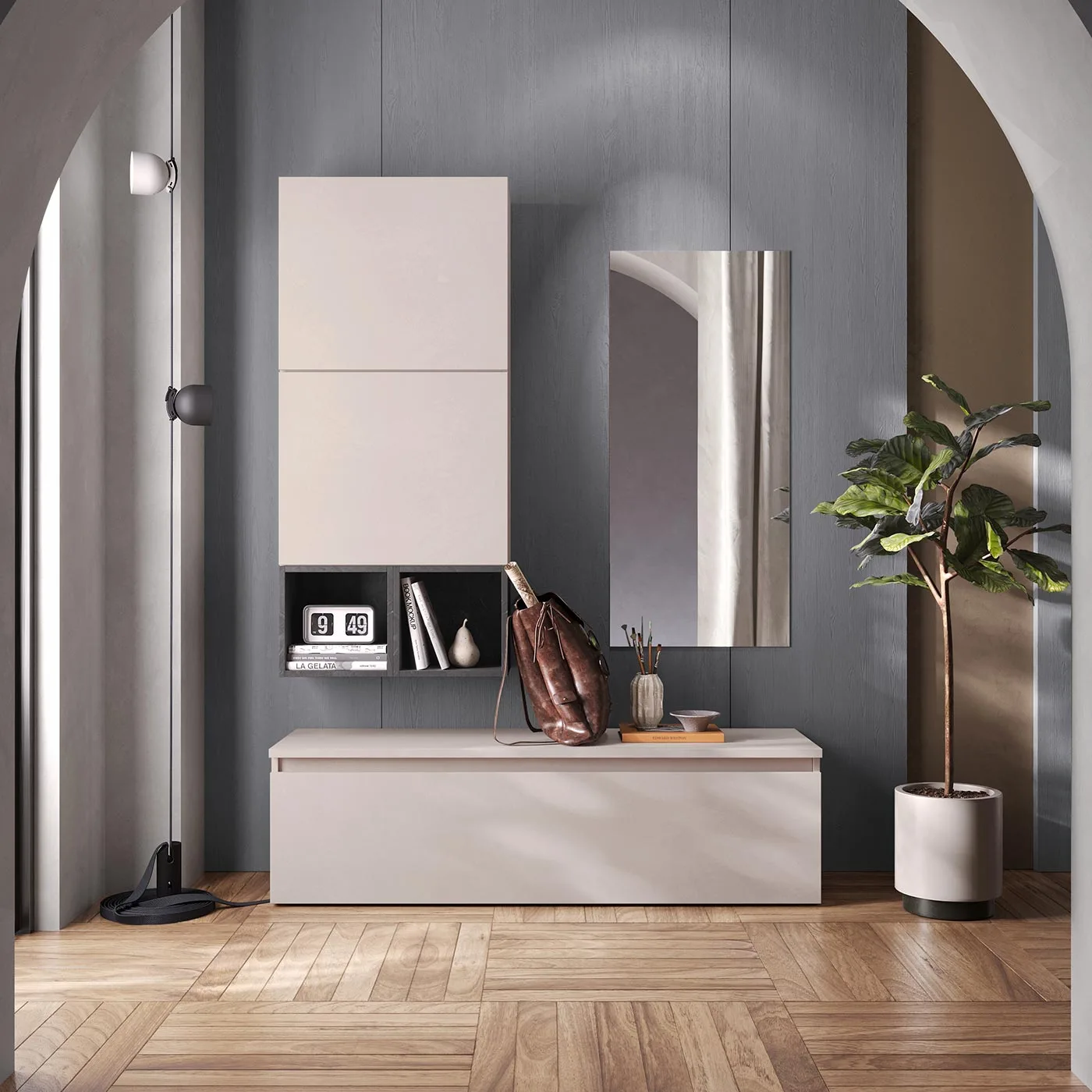 ingresso grigio e cashmere