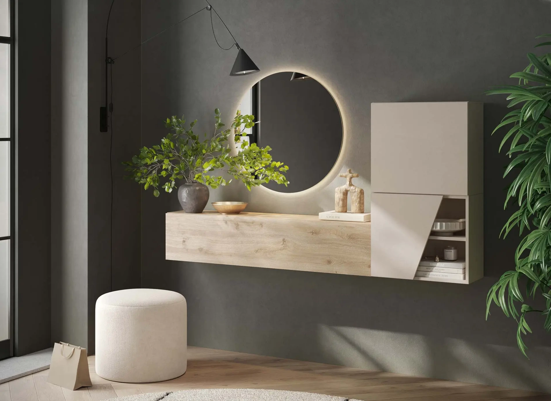 parete moderna scontata