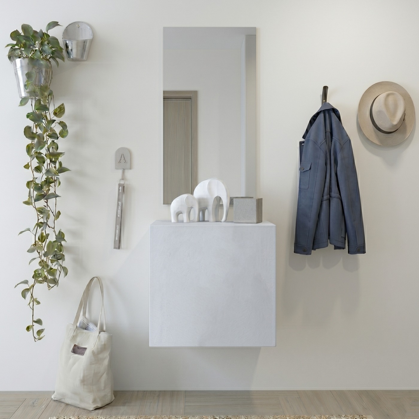 ingresso cubo gesso