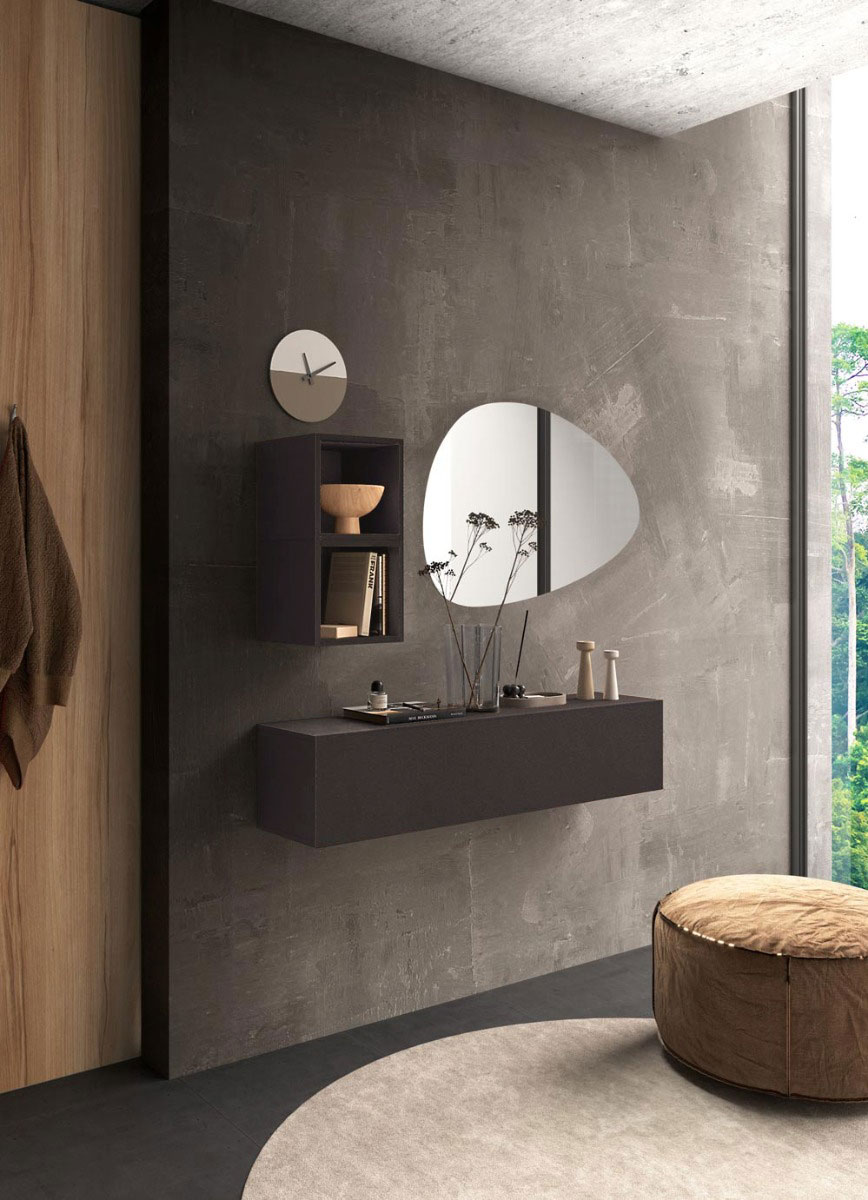  ingresso moderno, finitura Lava