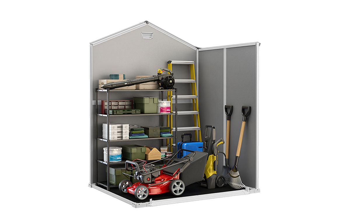 Casetta da esterno Grigia, medie dimensioni, Magnolia