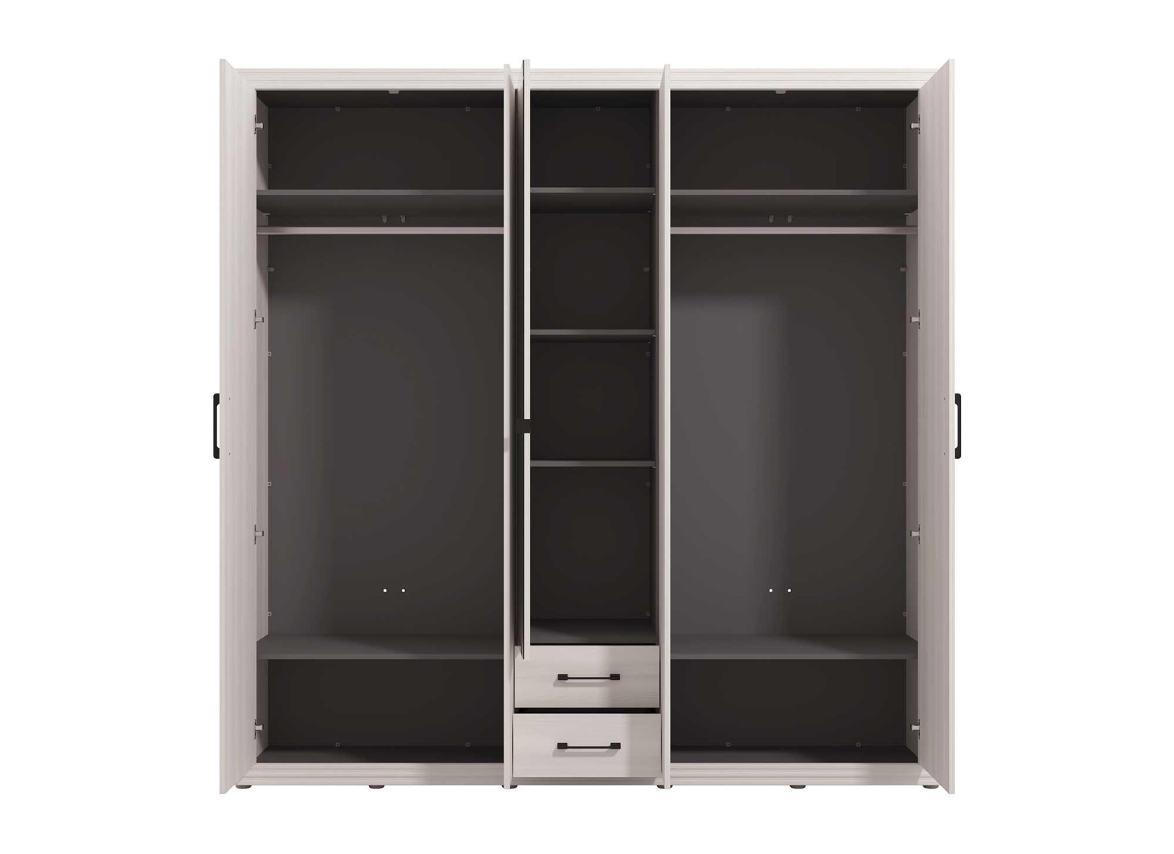 armadio bianco frassino ante battenti