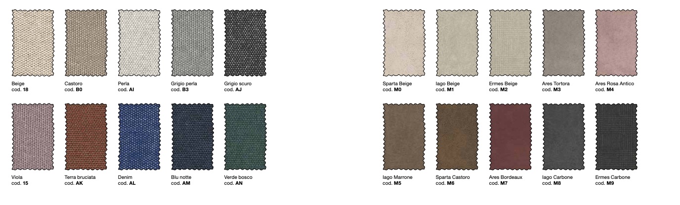 Letto king size matrimoniale Carbone imbottito, testata retrofinita