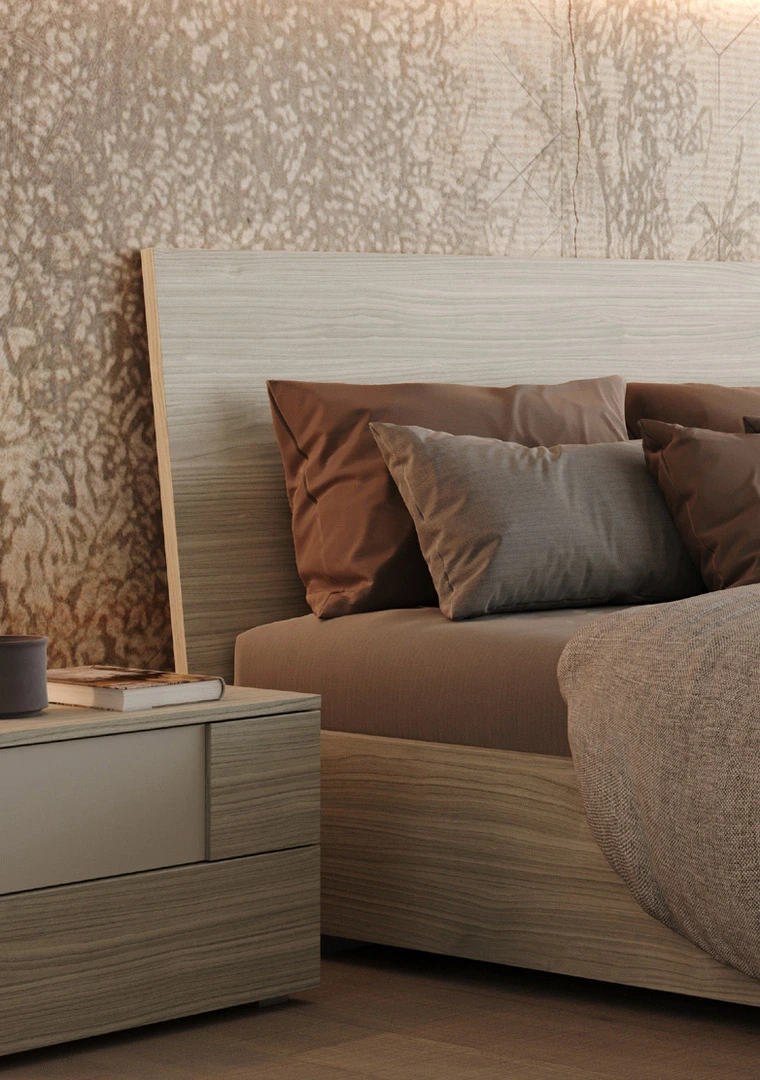 letto contenitore legno