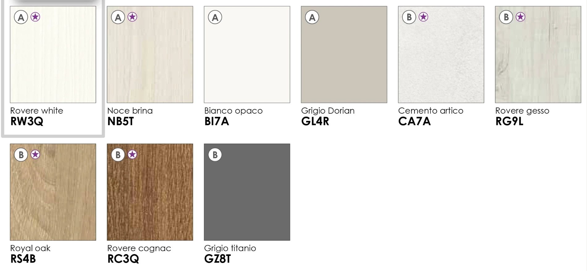 Letto matrimoniale Folder con testata in legno, finitura Grigio Dorian