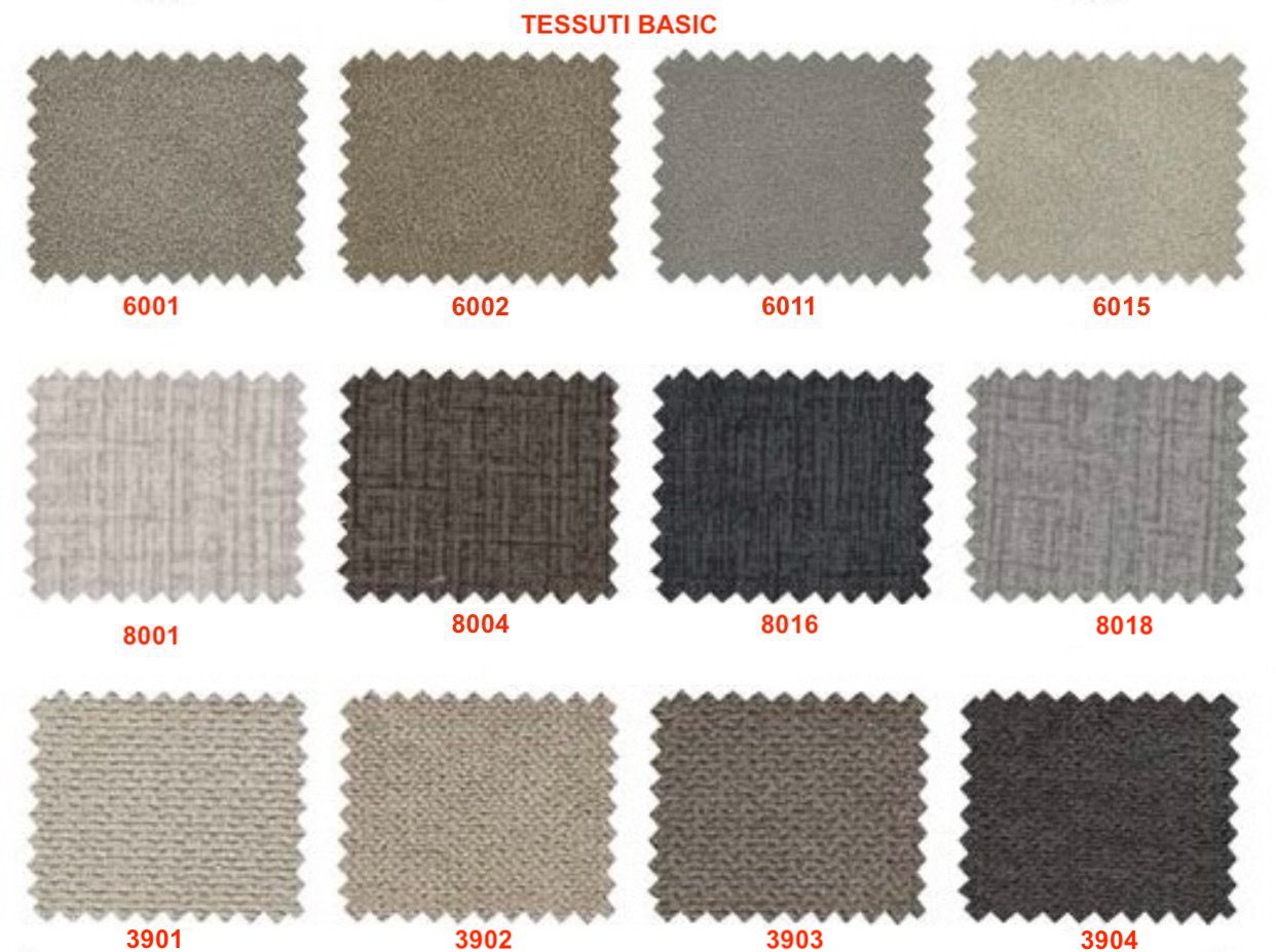 Offerta letto matrimoniale in tessuto, finitura Beige