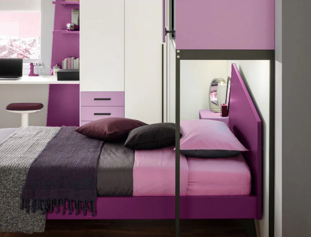 letto iceberg moretti lampone