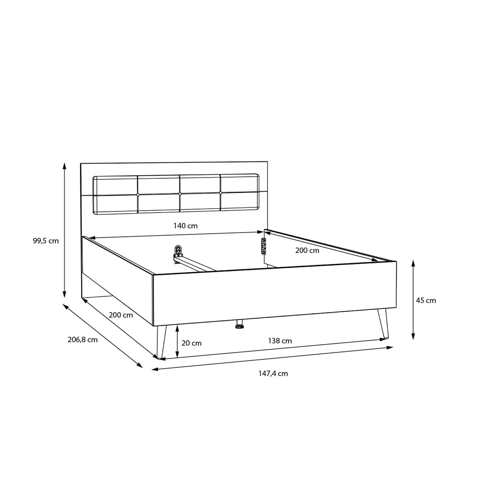 letto 1 piazza e mezza agave