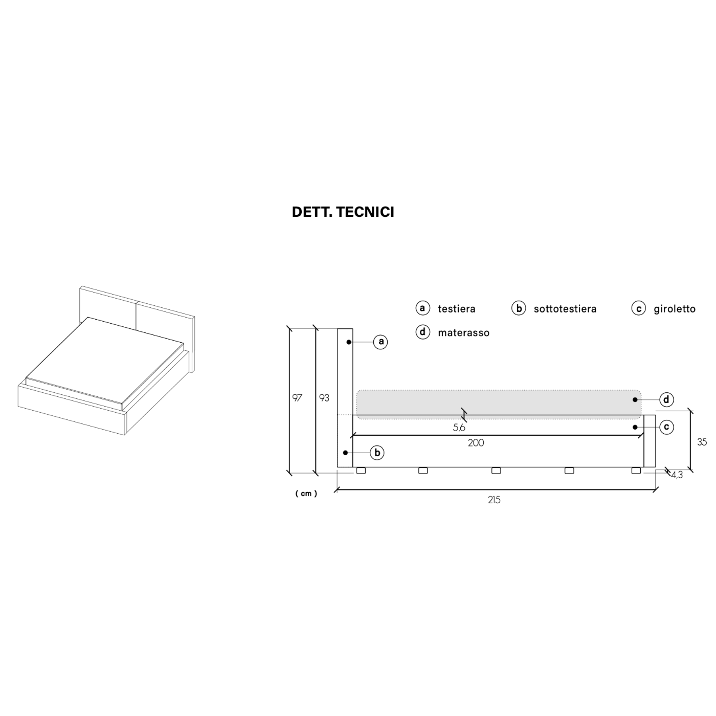 Camera matrimoniale con letto velluto Terracotta, Bronzo e Mercure