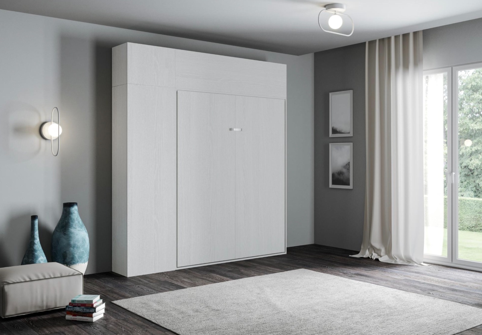 Letti 140 Silde bianco frassino