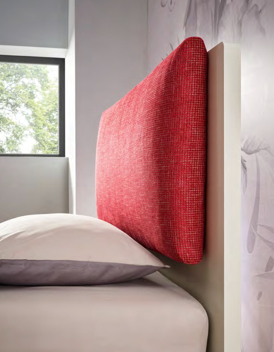 Letto 1 piazza e mezza Coral Moretti Compact, Quarzo con piedini Ciliegia