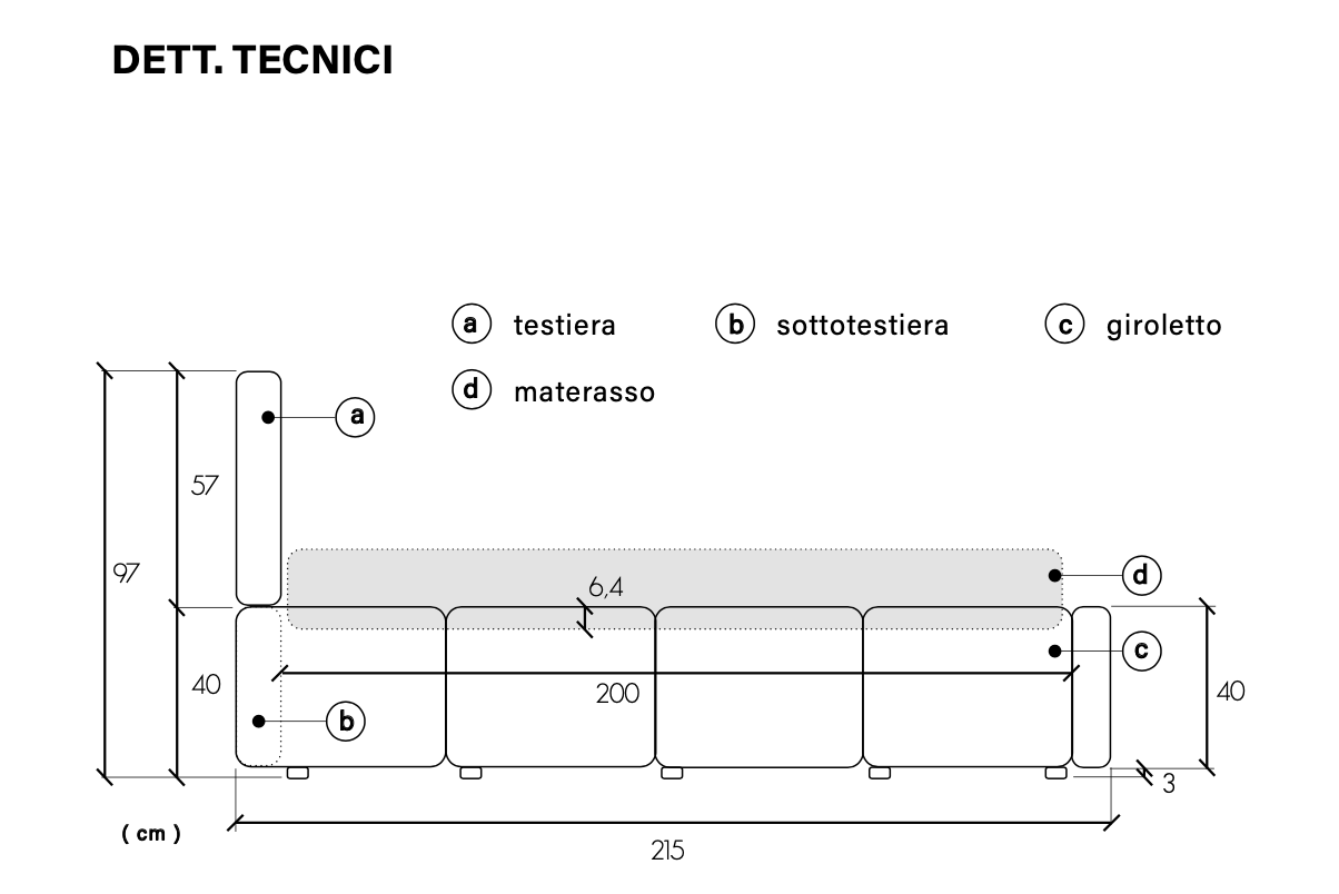 Camera matrimoniale con letto imbottito Terracotta, Cashmere e Noce caramello