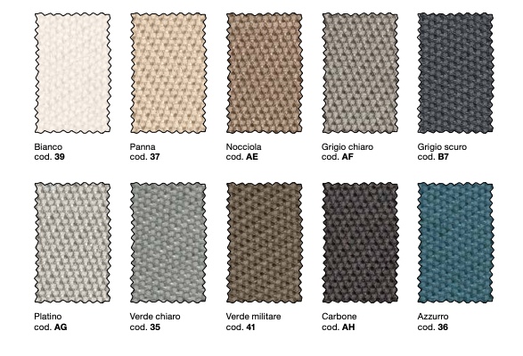 Letto matrimoniale verde militare, testata retrofinita