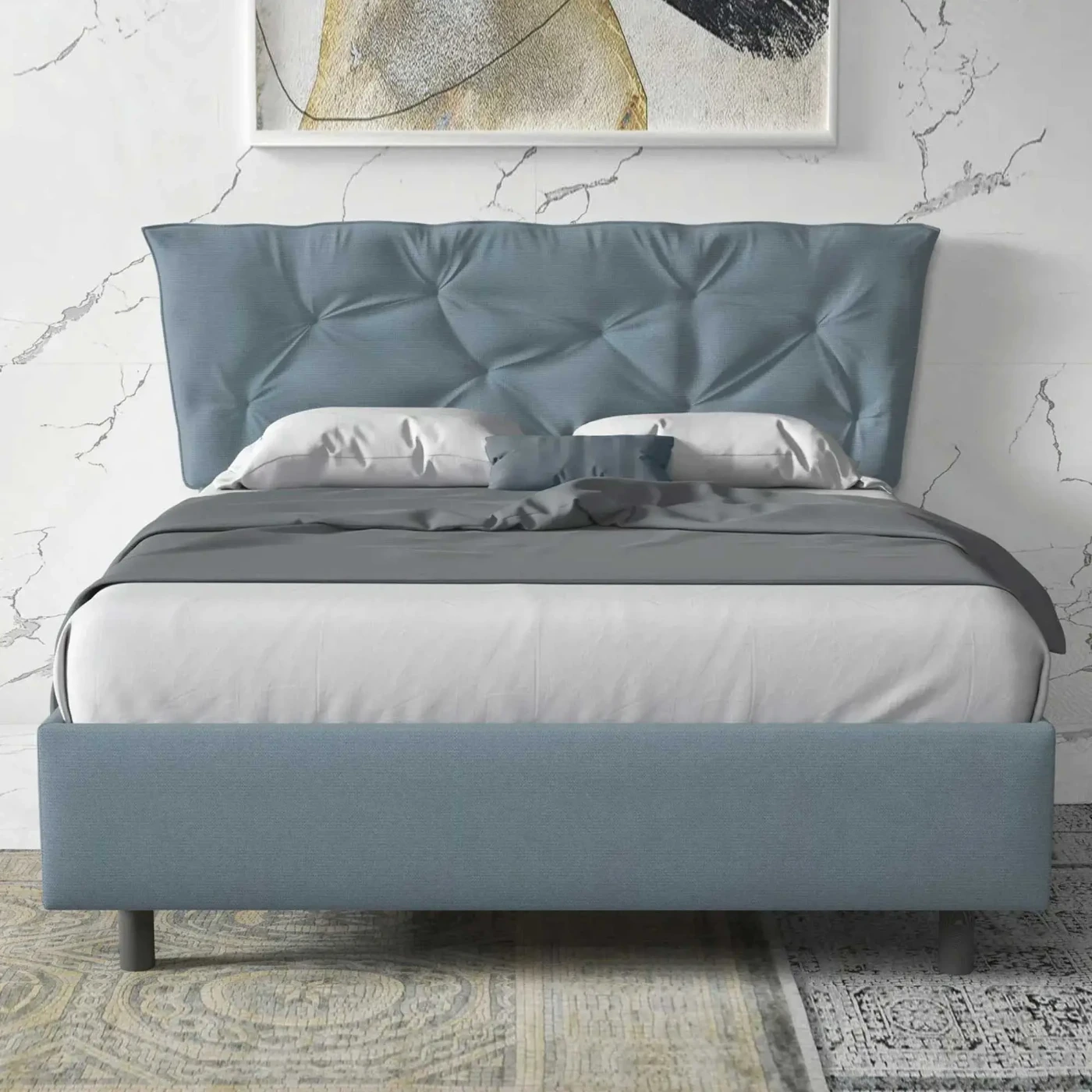 letto scontato azzurro