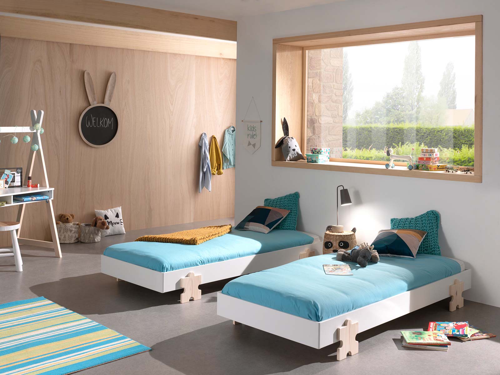 Letto sommier sovrapponibile, disponibili 2 colorazioni