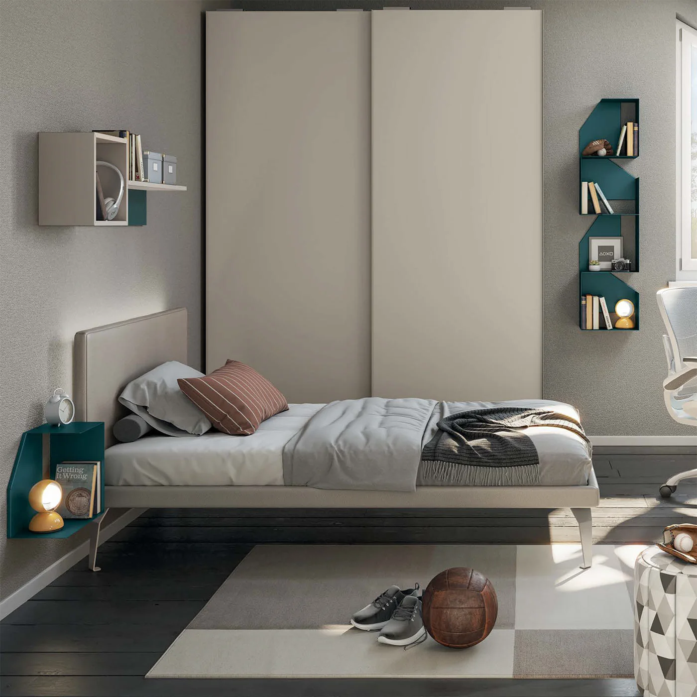 letto simple soft bloom