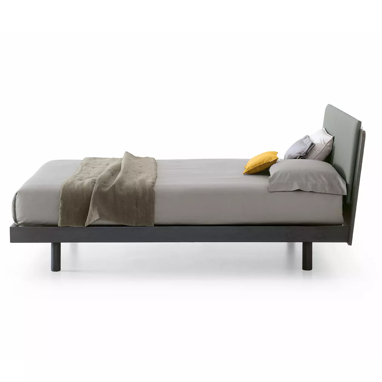 letto rovere carbone tomasella
