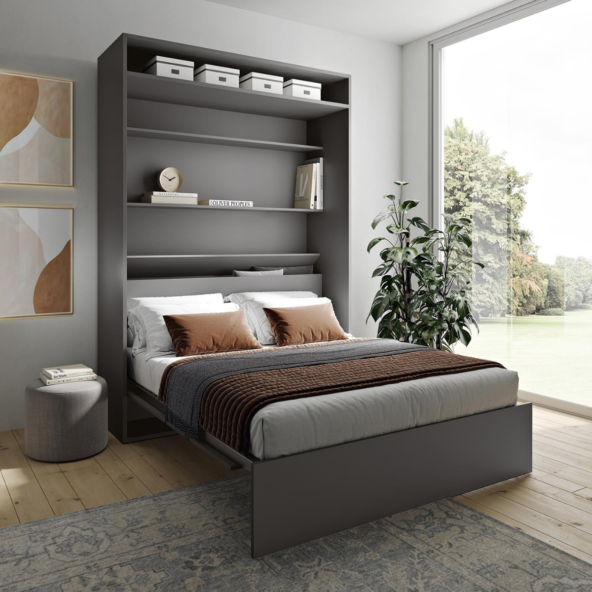 letto matrimoniale a muro