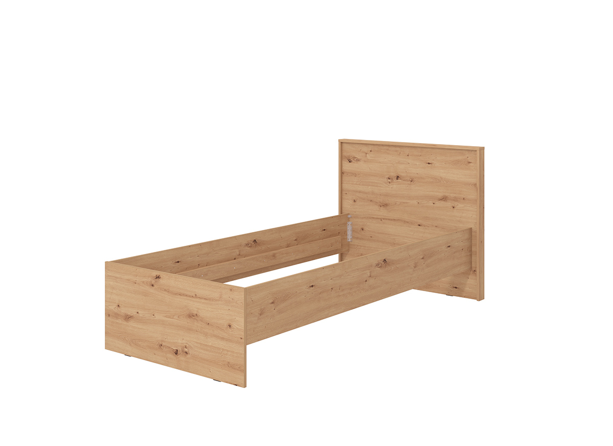 Cameretta industry con armadio 3 ante, finitura Rovere