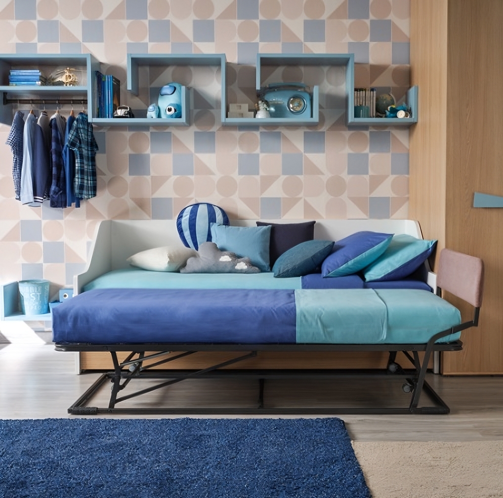 divano letto bianco luce