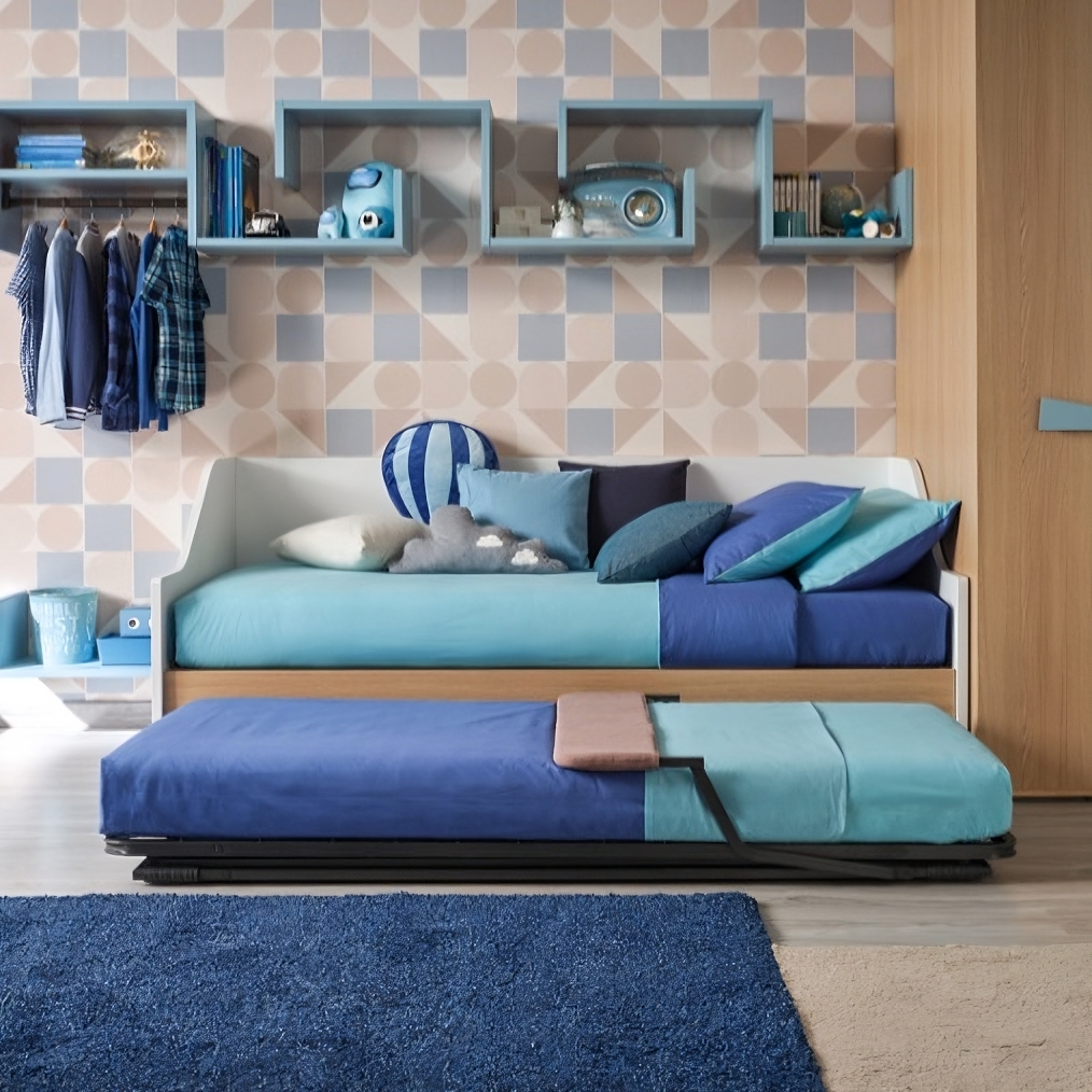 divano letto bianco luce