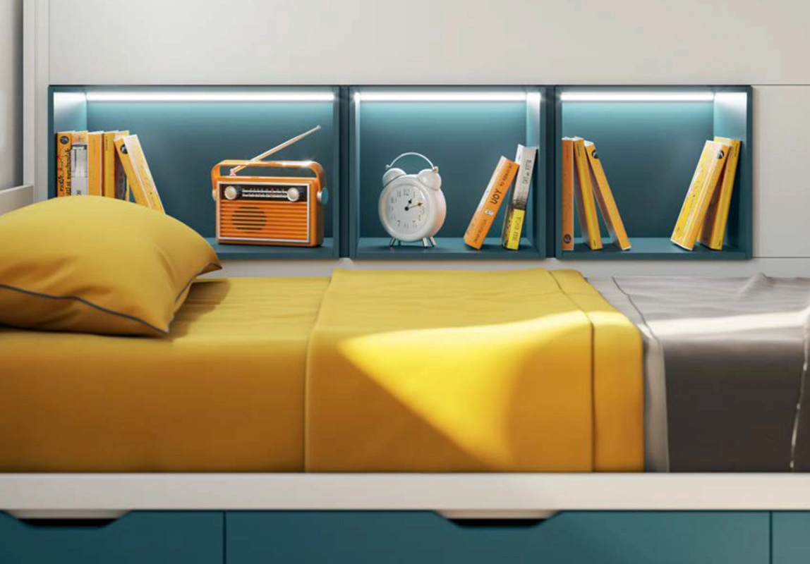 castello blu e bianco