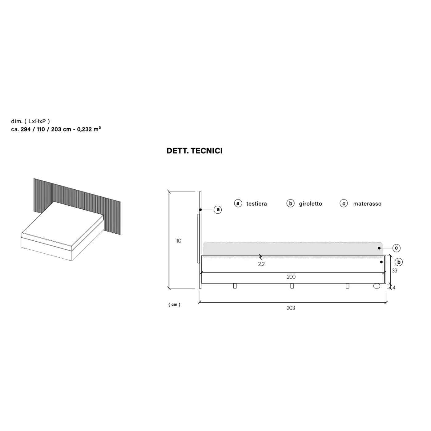Camera matrimoniale con letto cannettato, Bronzo e Mercure