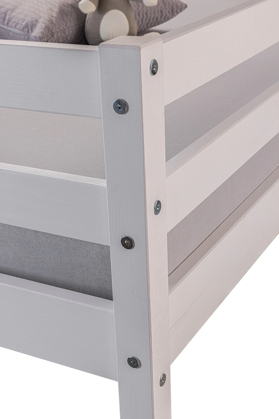 Letto a castello alla francese, 140x200 e 90x200, Bianco Zenzero Shop