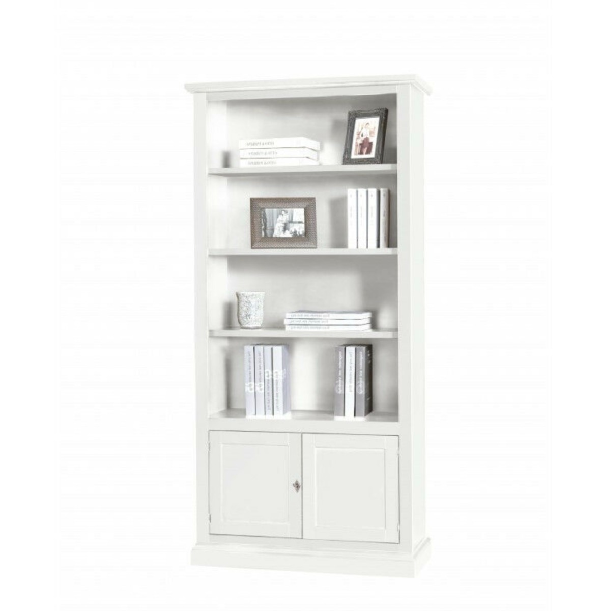 Libreria Classica finitura Lucido Noce