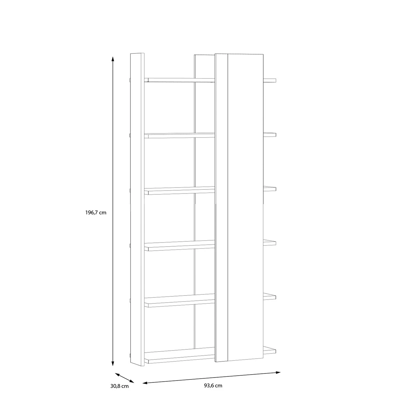 offerta libreria legno
