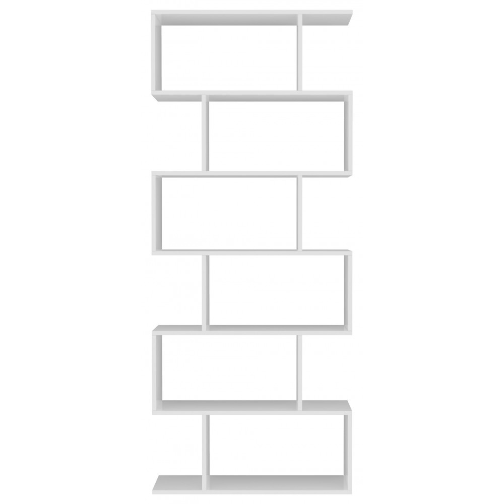 Librerie soggiorni, libreria  BOOK,  6 ripiani, made in Italy