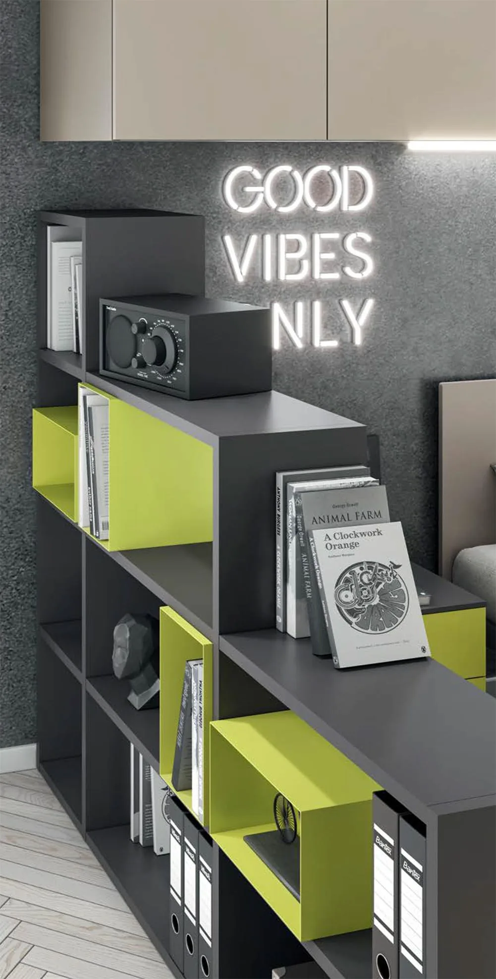 ponte bambini tortora e verde