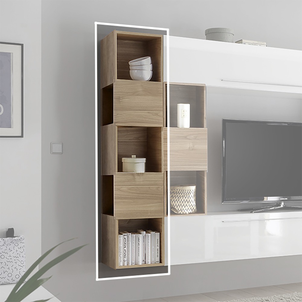 libreria sospesa noce stelvio