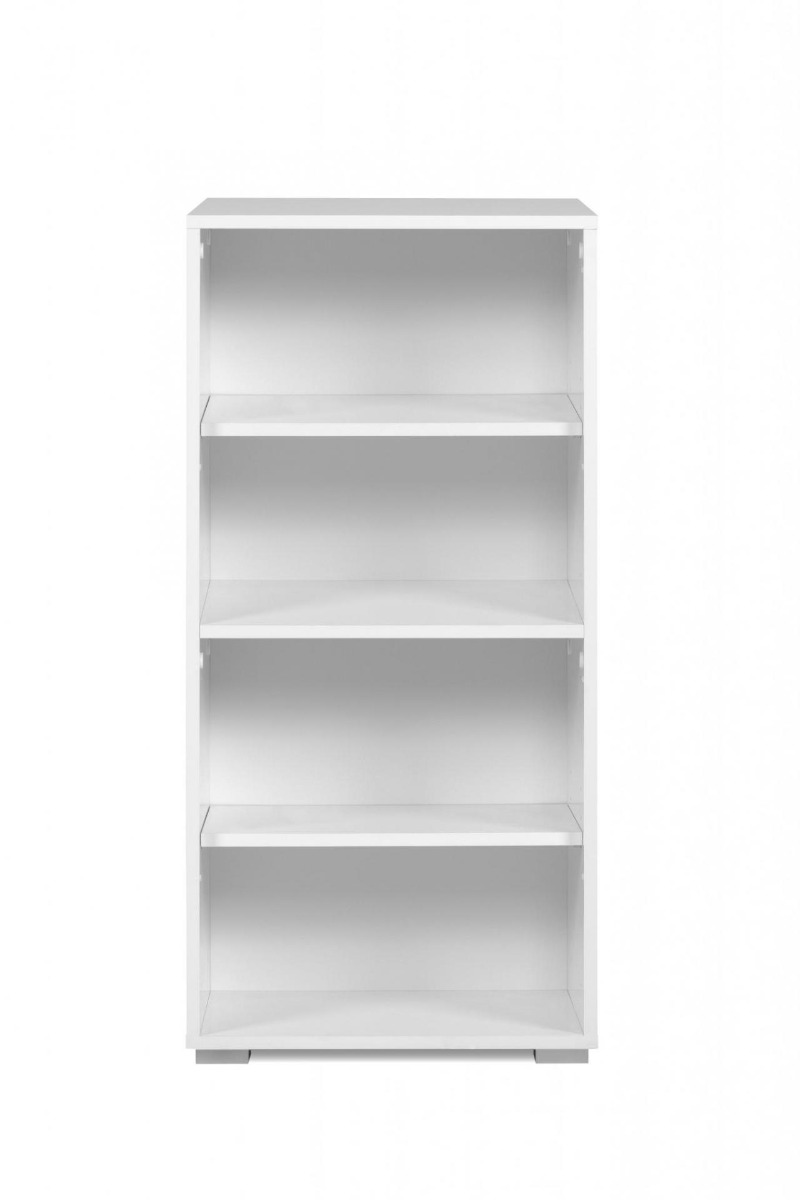 libreria bianca 3 ripiani
